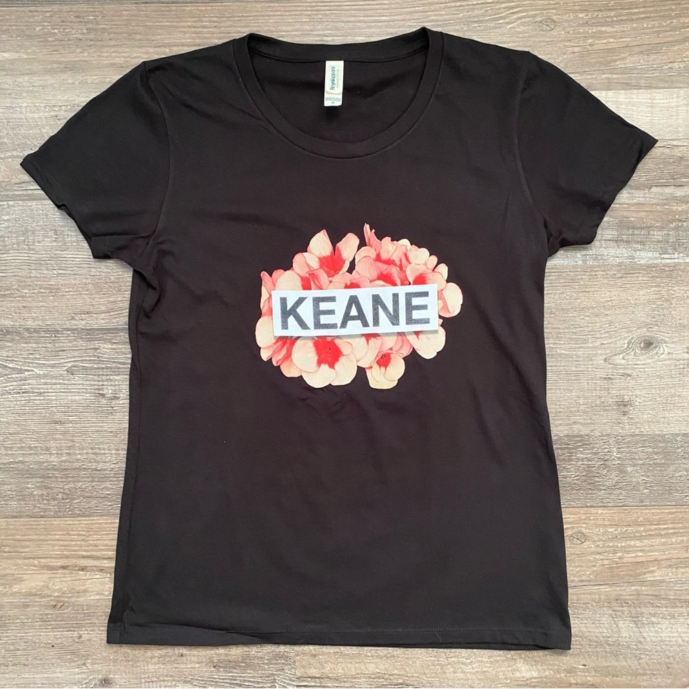 KEANE 2020 Tour Shirt • NEW • Womens Medium Black Cotton